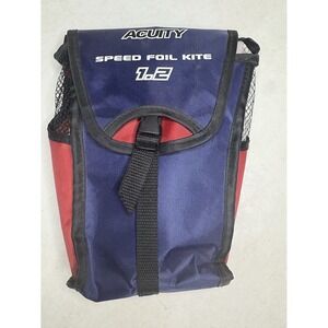 Acuity Speed Foil Kite 1.2 Dual Line Parafoil Blue Red with Carry Case